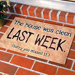 welcome to our formerly clean house